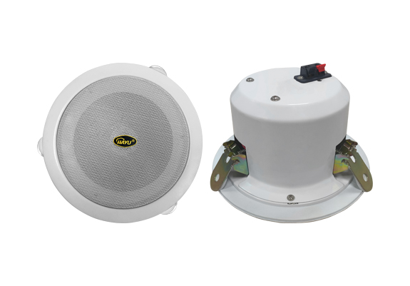 金屬帶后罩一體化吸頂揚聲器   HR-504B